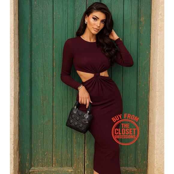 ZARA BLOGGER FAVE!!! Stretchy Long Dress NWT - Picture 1 of 16